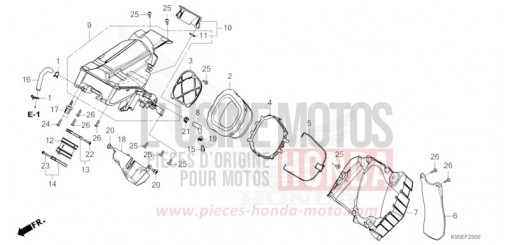 FILTRE A AIR CRF250RR de 2024